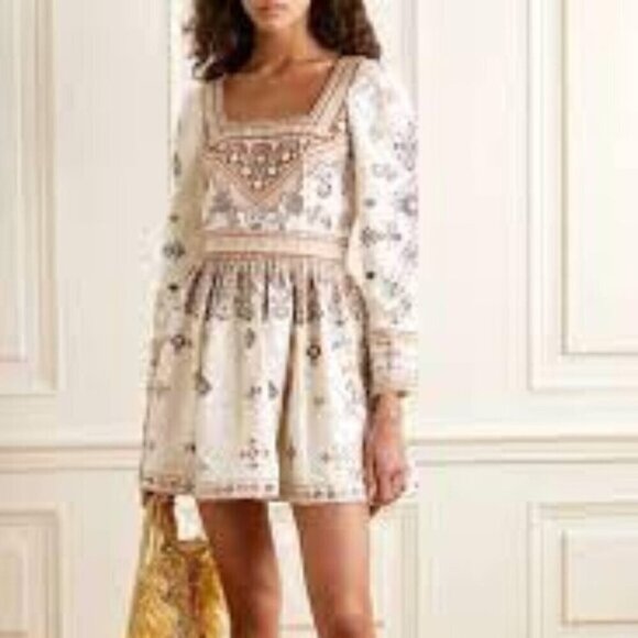 Ulla Johnson Adilah Runway Dress in Ochre 4 - Picture 2 of 16